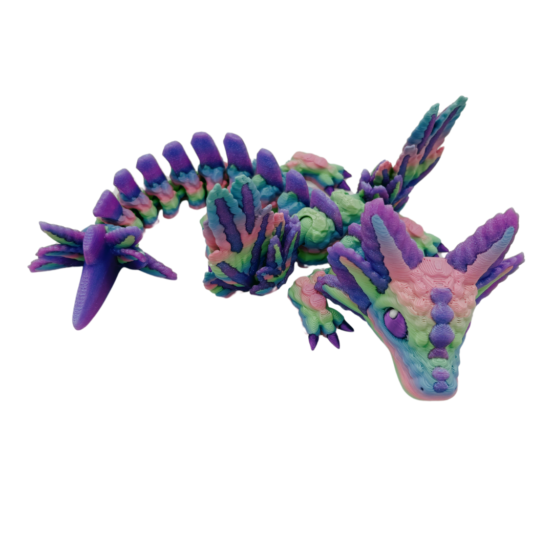 Rainbow Axolotl Winged Dragons