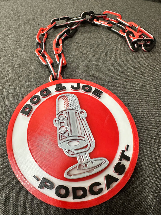 Dog and Joe Big Logo Necklace
