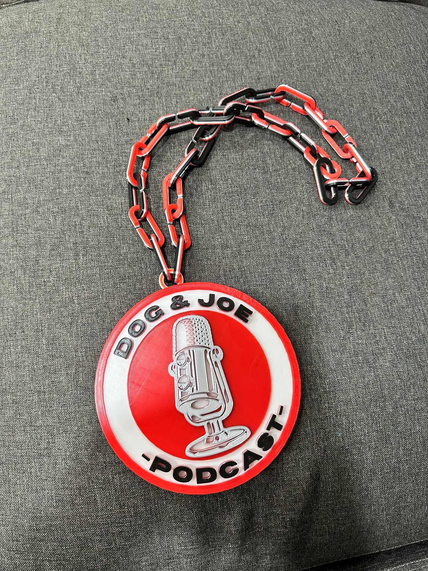 Dog and Joe Big Logo Necklace