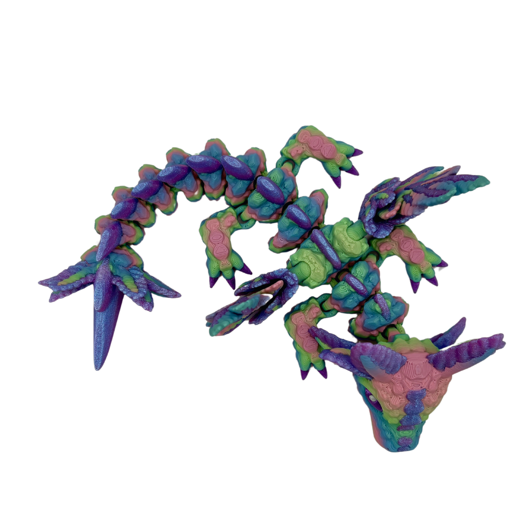 Rainbow Axolotl Winged Dragons