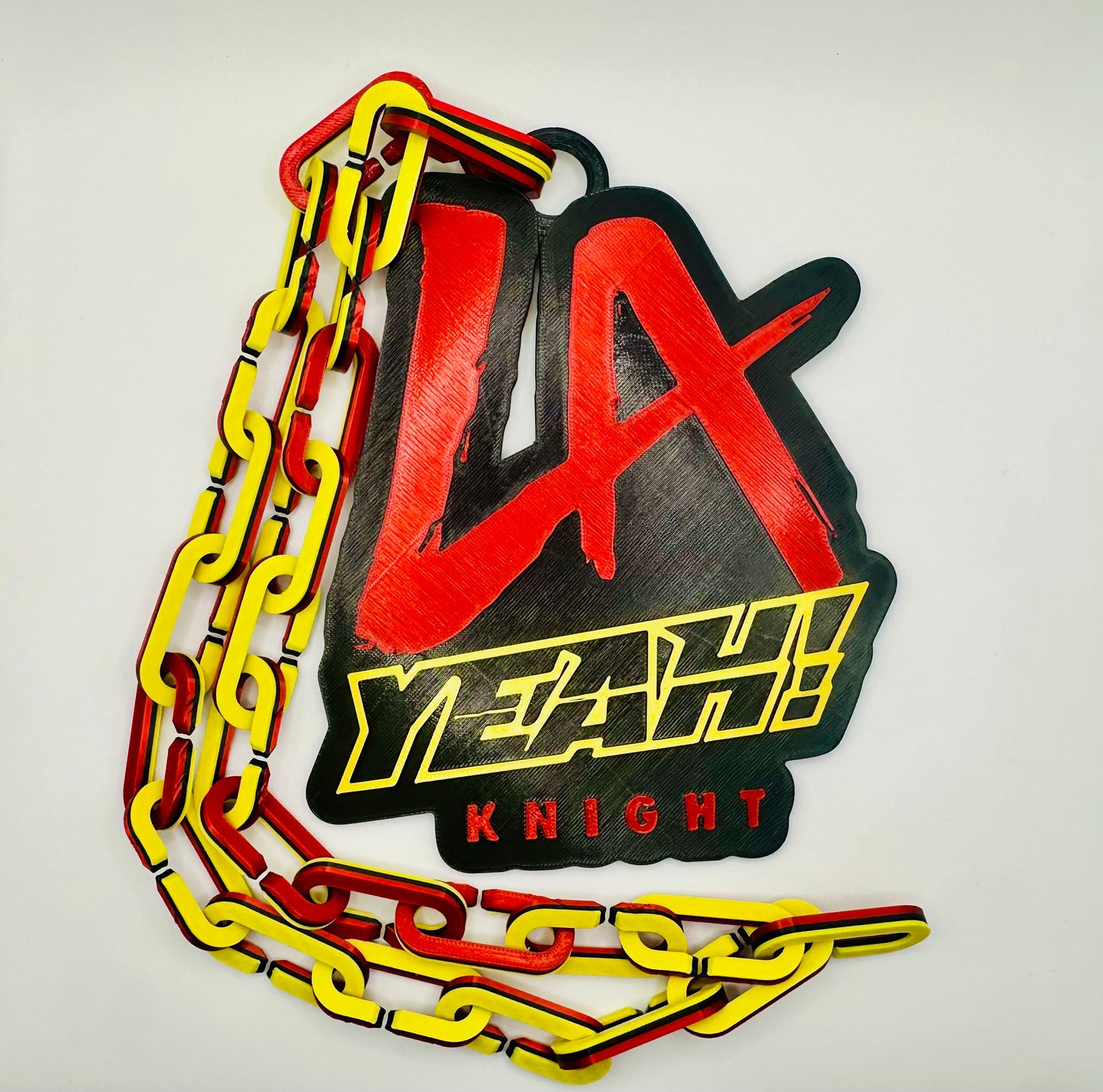 WWE LA Knight “YEAH!” Big Bling Necklace