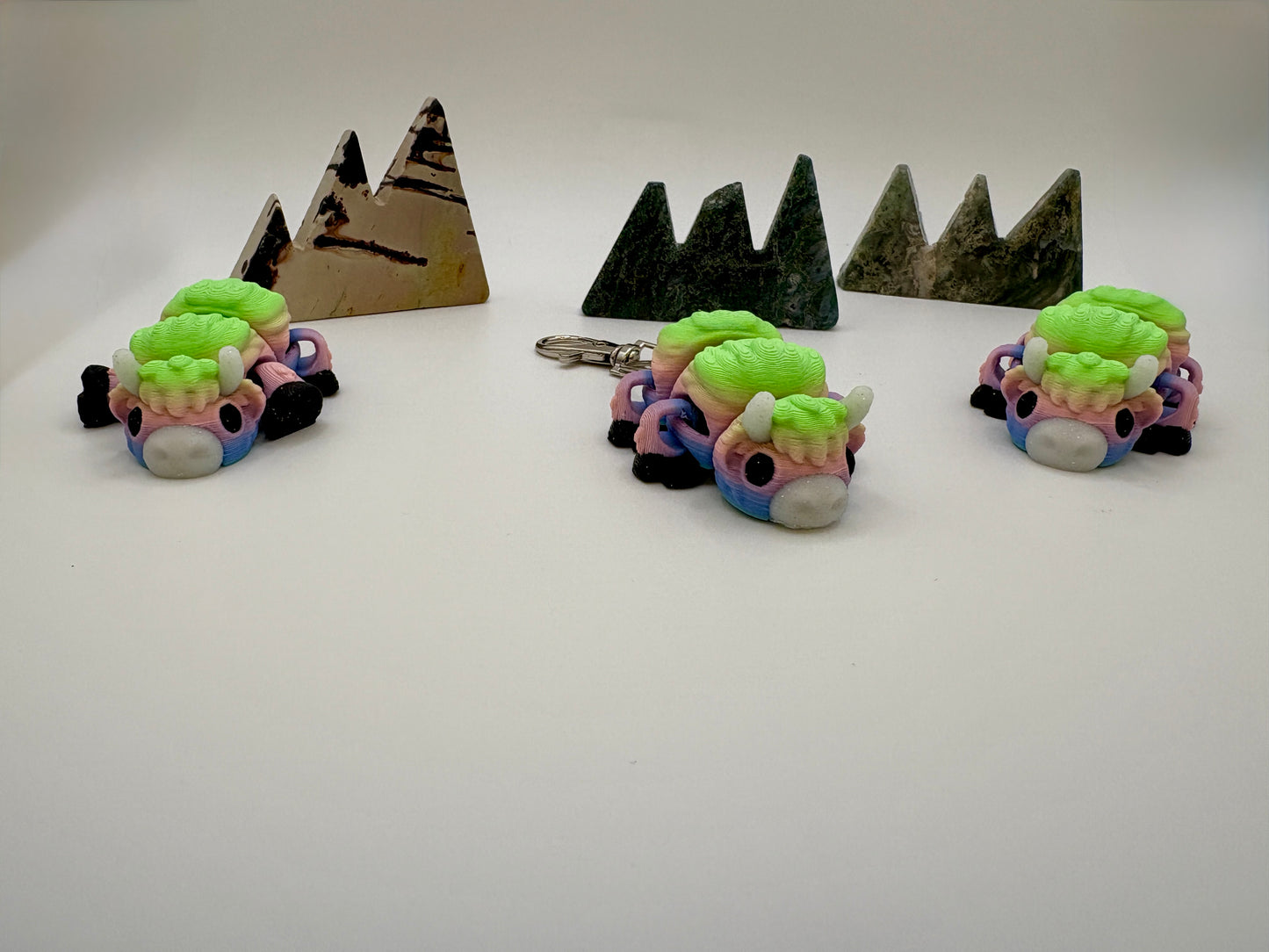 Highland Cow Mini Keychains