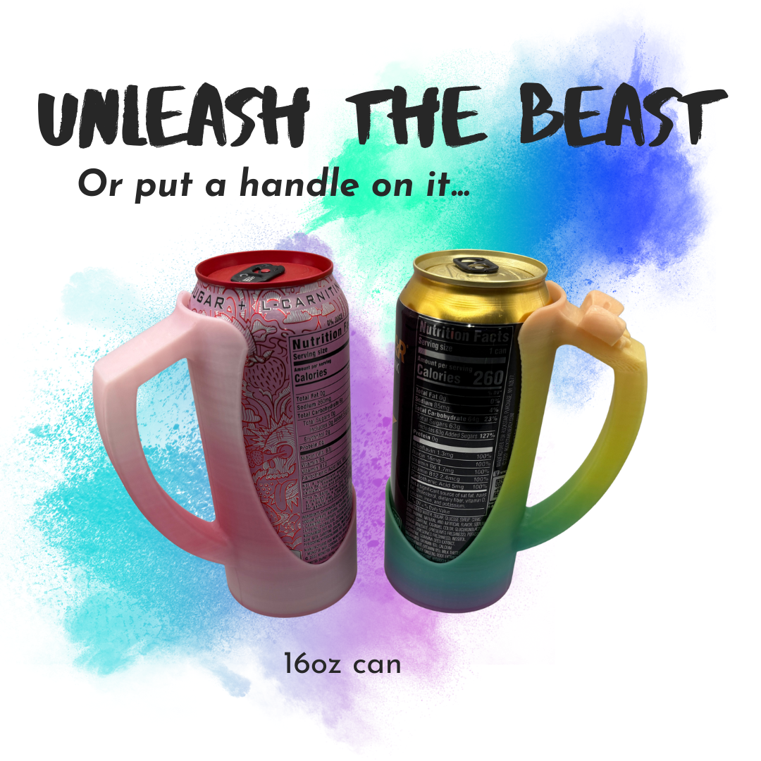 ✨ 16oz Tall Can Clutch + Lid Cover Option ✨