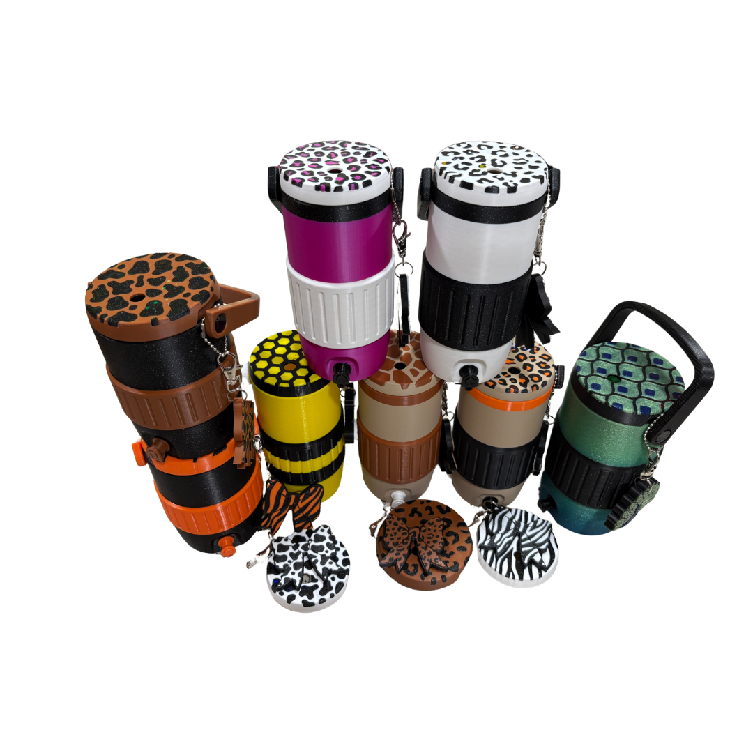 Game Day Clutch™ Wild Edition Insulated Can Holder with Handle & Tab Opener