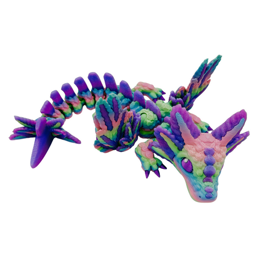 Rainbow Axolotl Winged Dragons