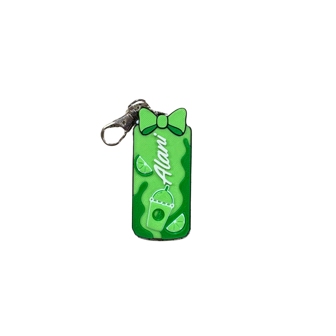 Slim Can Clutch B.A.B.E. (Big Accent Bow Edition) 12oz Slim Can Holder with can lid cover and optional matching Tab Opener Alani Flavors
