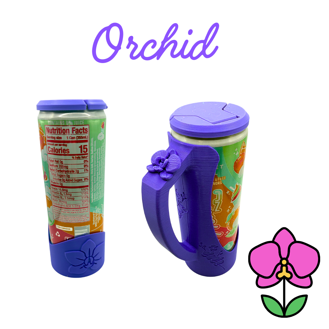 12oz Slim Can Clutch Spring Flower Collection