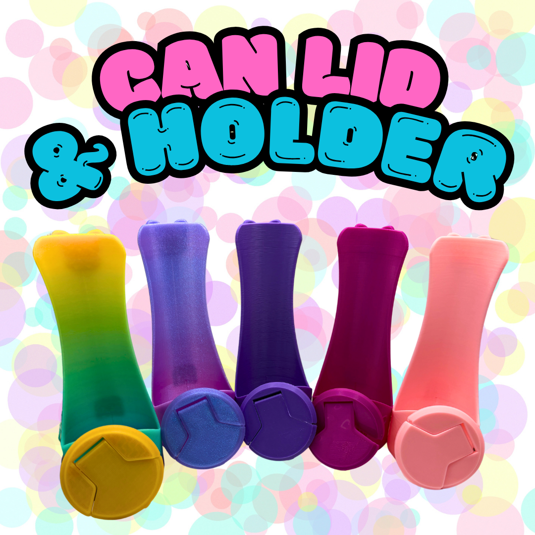Slim can Holder and Lid Combo