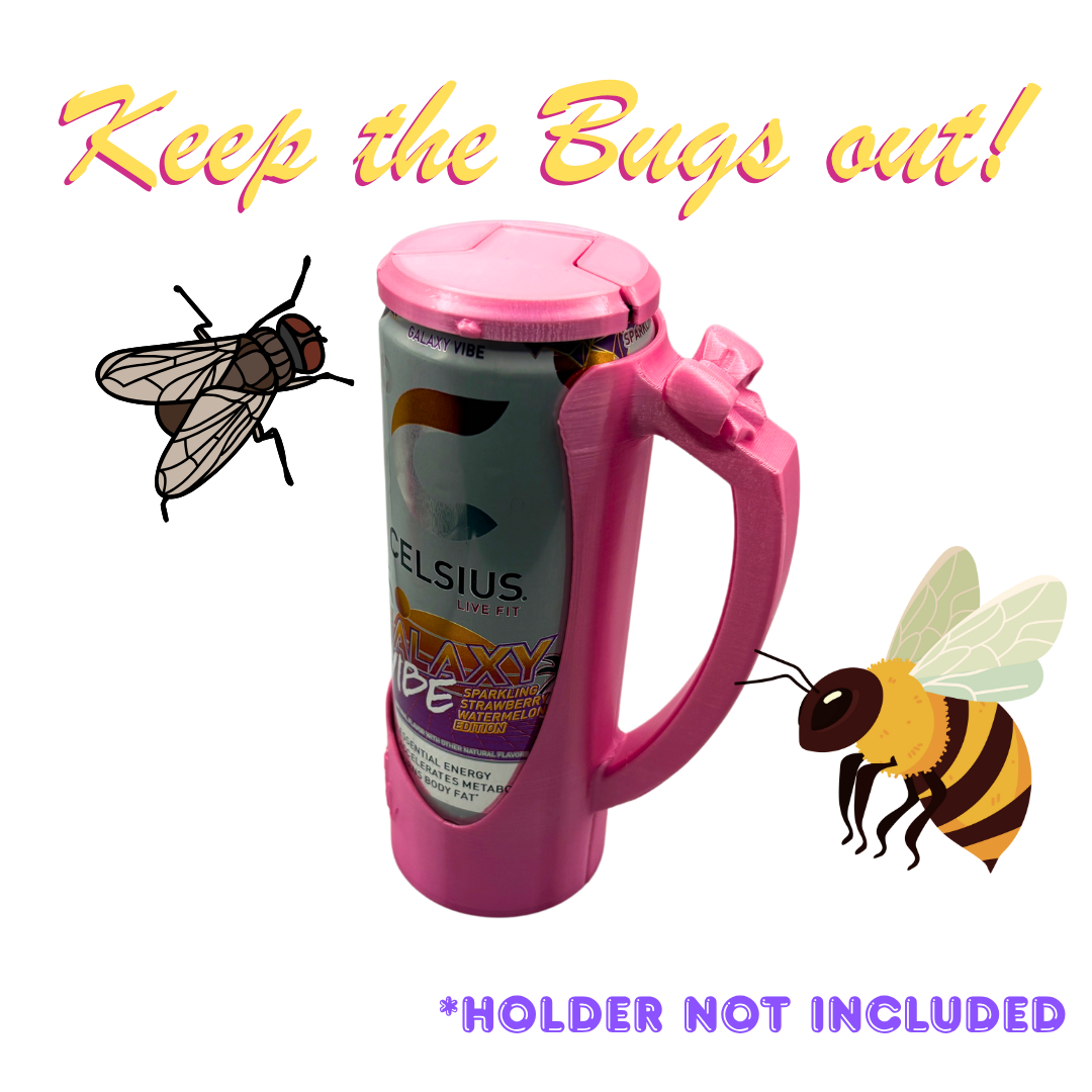 Slim can Holder and Lid Combo
