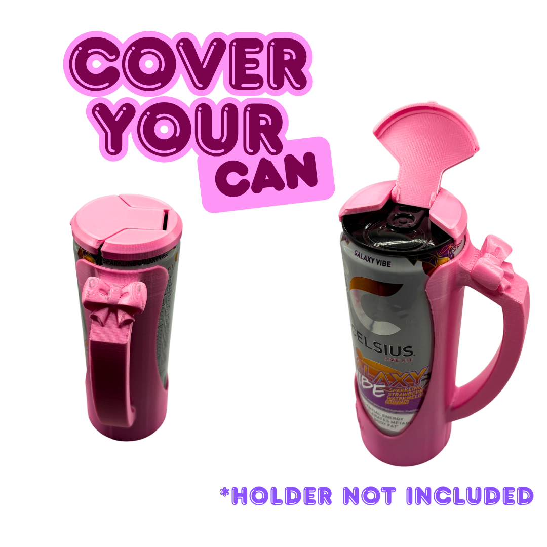 Slim can Holder and Lid Combo