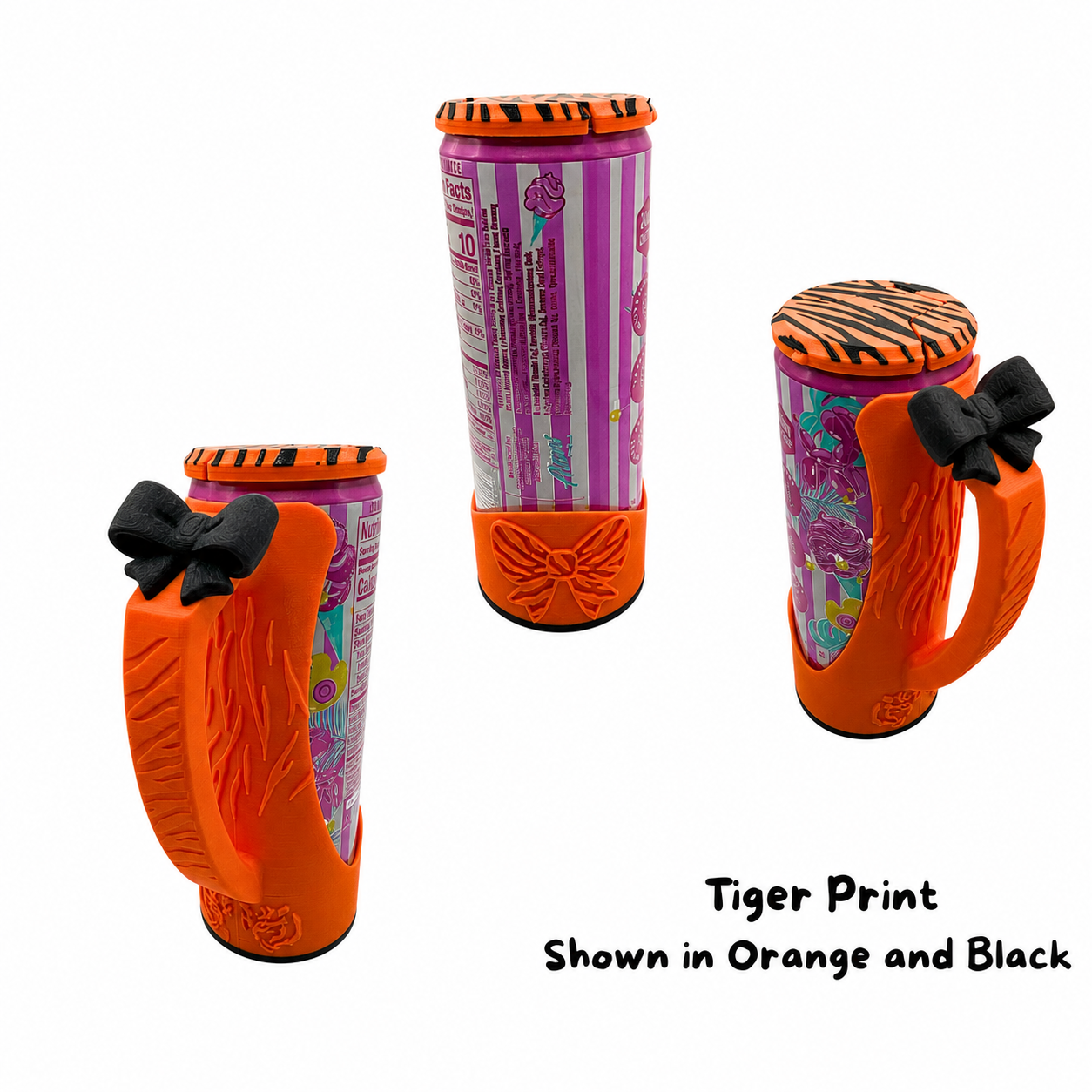 12oz Slim Can Clutch Wild Edition. Animal Print Patterns. Alani, Red Bull