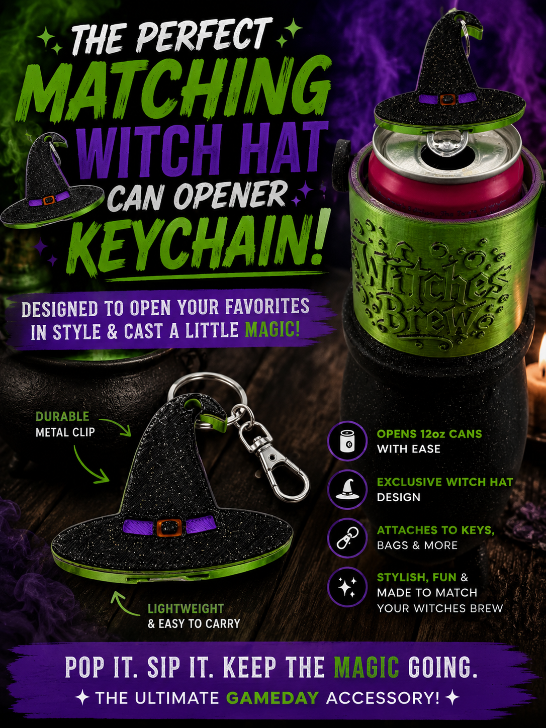 Game Day Clutch – Witches Brew Exclusive Edition 12oz Slim Can and 12oz Regular Can