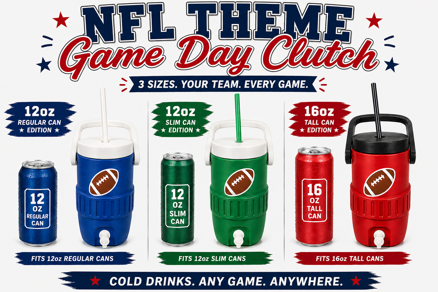 Game Day Clutch - NFL Edition