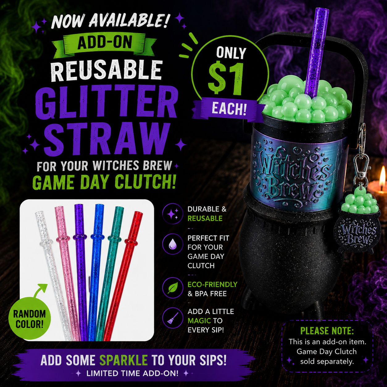 Game Day Clutch – Witch's Brew Exclusive Edition 12oz Slim Can, 12oz Regular Can and 16oz Tall Can