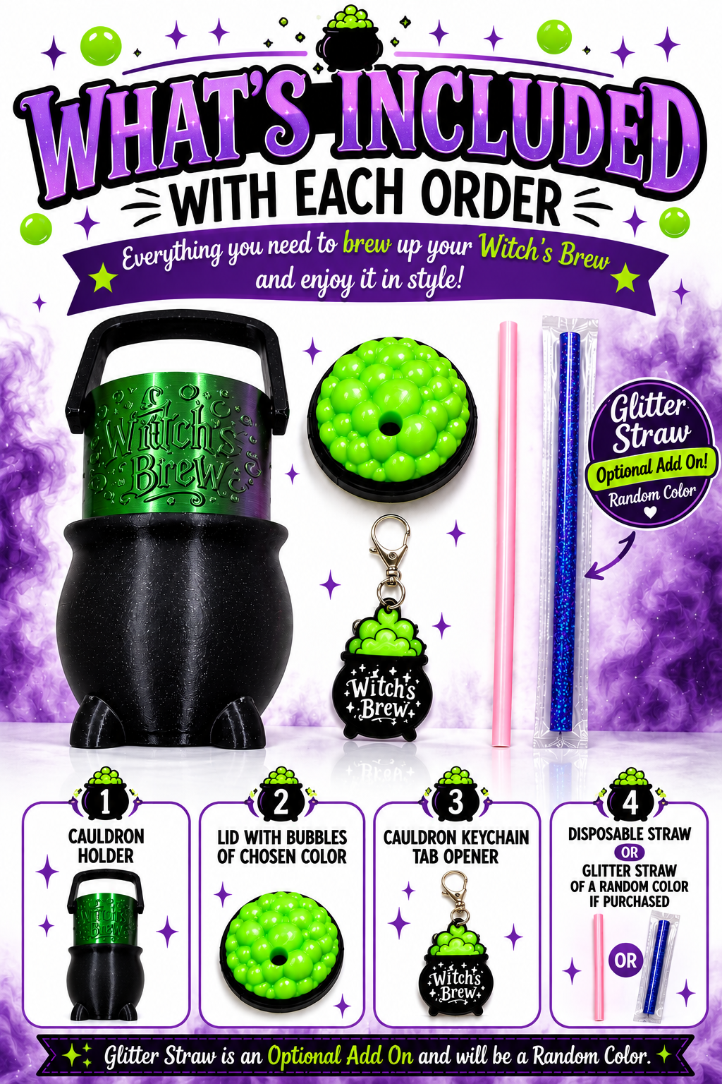 Game Day Clutch – Witch's Brew Exclusive Edition 12oz Slim Can, 12oz Regular Can and 16oz Tall Can