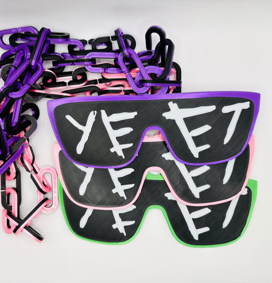 WWE Jey Uso Yeet Big Bling Necklace