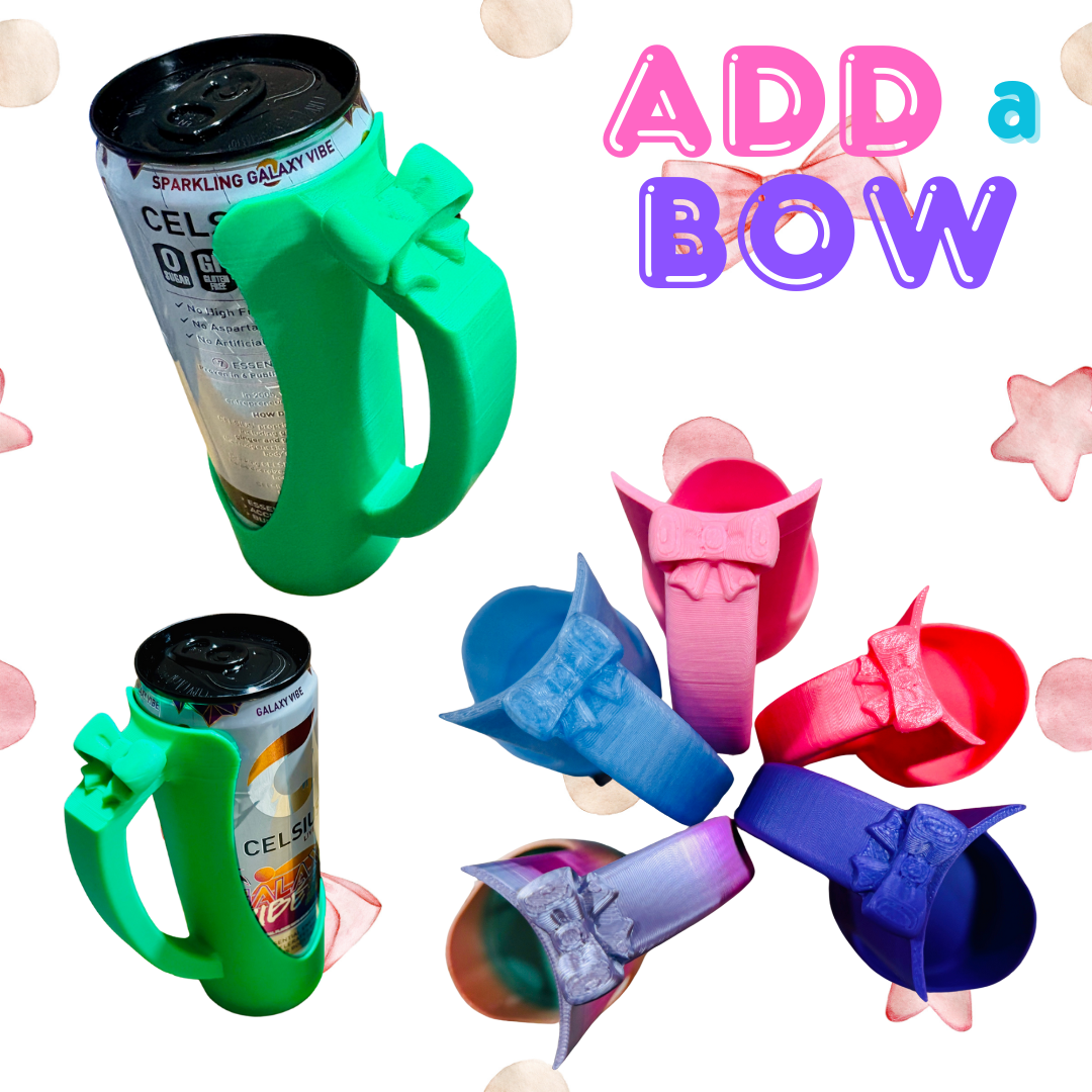 Viral 12oz Slim Can Customizable Can Holder. Perfect for Red Bull, Alani, Celsius, White Claw, Truly etc..