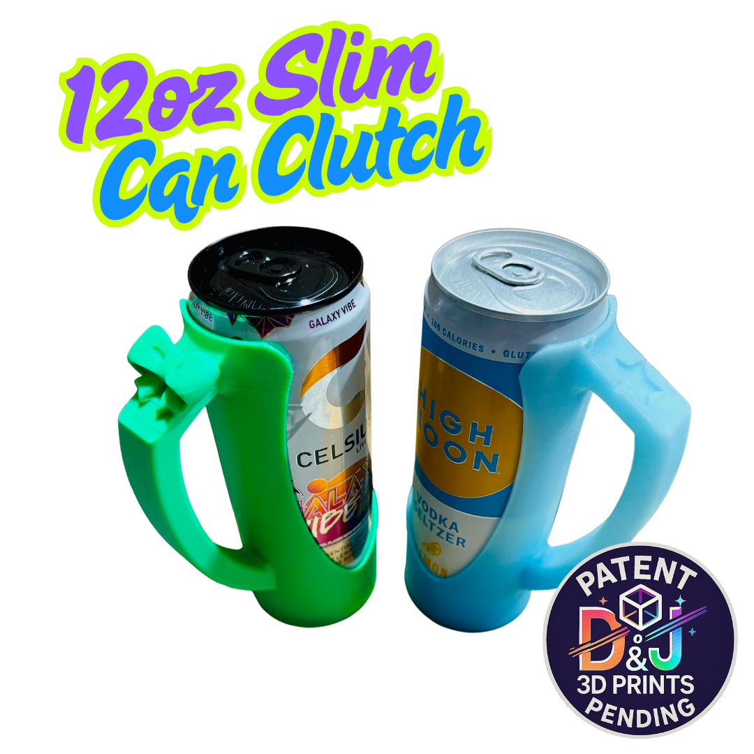 Glow In the Dark! Viral 12oz Slim Can Customizable Can Holder. Perfect for Red Bull, Alani, Celsius, White Claw, Truly etc..