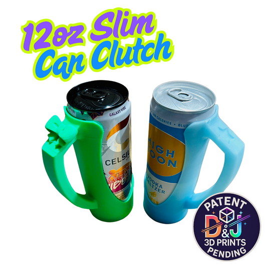 Glow In the Dark! Viral 12oz Slim Can Customizable Can Holder. Perfect for Red Bull, Alani, Celsius, White Claw, Truly etc..