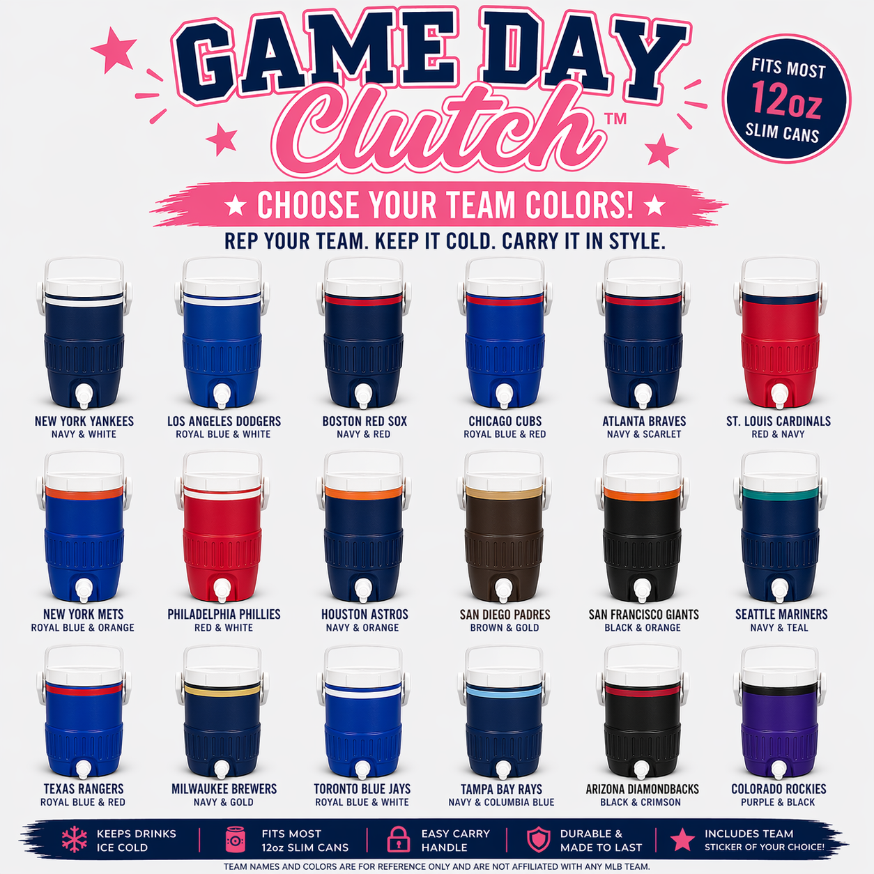 Game Day Clutch™ – 12oz Slim Can Edition