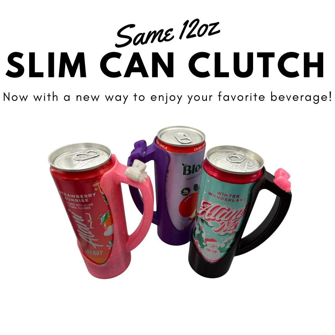 12oz Slim Can Clutch — Now With a Spinning Fidget Charm!