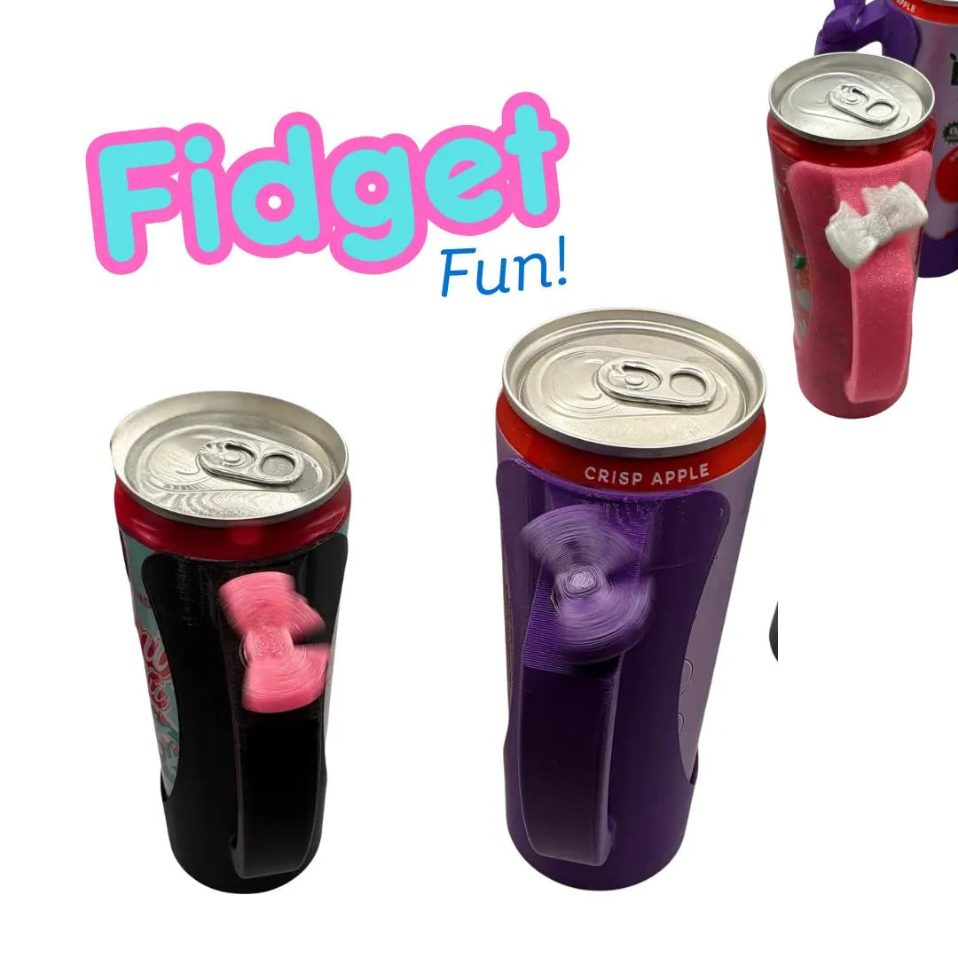 12oz Slim Can Clutch — Now With a Spinning Fidget Charm!
