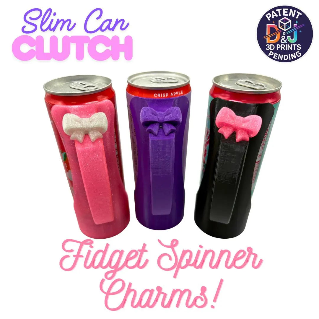 12oz Slim Can Clutch — Now With a Spinning Fidget Charm!